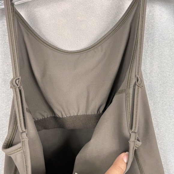 Everlane The Perform Cami Size XXS Sports Bra Camisole Taupe Athletic Crop Top - Picture 9 of 9